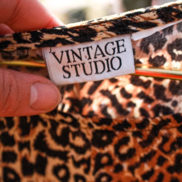 Vintage Studio Cheetah Mini Dress - Picture 1 of 6